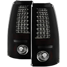 1999-2002 Chevrolet Silverado 1500/2500; 1999-2006 GMC Sierra 1500/2500/3500; LED Tail Lights; Black Smoke