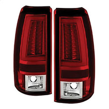 1999-2002 Chevrolet Silverado 1500/2500; 1999-2007 GMC Sierra 1500/2500/3500; Version 2 LED Tail Lights; Red Clear