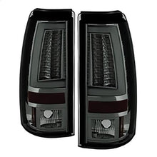 1999-2002 Chevrolet Silverado 1500/2500; 1999-2007 GMC Sierra 1500/2500/3500; Version 2 LED Tail Lights; Smoke