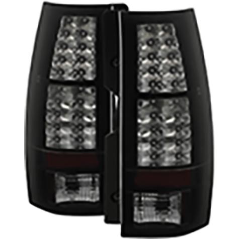 2007-2014 Chevrolet Tahoe; 2007-2014 GMC Yukon; LED Tail Lights; Black Smoke