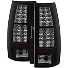 2007-2014 Chevrolet Tahoe; 2007-2014 GMC Yukon; LED Tail Lights; Black Smoke