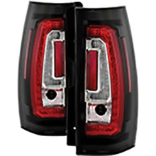 2007-2014 Chevrolet Tahoe; 2007-2014 GMC Yukon; Version 2; Light Bar LED Tail Lights; Black