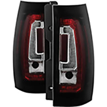 2007-2014 Chevrolet Tahoe; 2007-2014 GMC Yukon; Version 2; Light Bar LED Tail Lights; Black Smoke