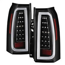2015-2020 Chevrolet Tahoe; Suburban; Light Bar LED Tail Lights; Black