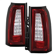 2015-2020 Chevrolet Tahoe; Suburban; Light Bar LED Tail Lights; Red Clear