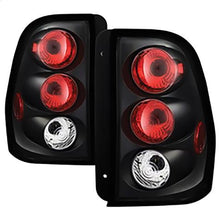 2002-2009 Chevrolet TrailBlazer; Euro Style Tail Lights; Black