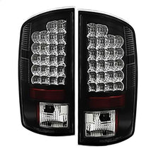 2007-2008 Dodge Ram 1500; 2007-2009 Dodge Ram 2500/3500; LED Tail Lights; Black