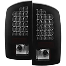 2007-2008 Dodge Ram 1500; 2007-2009 Dodge Ram 2500/3500; LED Tail Lights; Black Smoke