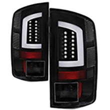 2007-2008 Dodge Ram 1500; 2007-2009 Dodge Ram 2500/3500; Version 3 Light Bar LED Tail Lights; Black