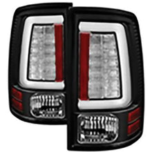 2009-2018 Dodge Ram 1500; 2010-2018 Dodge Ram 2500/3500; Light Bar LED Tail Lights; Black