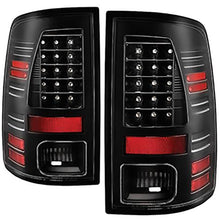 2013-2018 Dodge Ram 1500; 2013-2018 Dodge Ram 2500/3500; Tail Lights; LED Model only; All Black