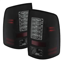 2013-2018 Dodge Ram 1500; 2013-2018 Dodge Ram 2500/3500; Tail Lights; LED Model only; Black Smoke
