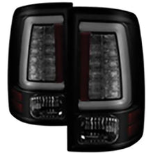 2013-2018 Dodge Ram 1500; 2013-2018 Dodge Ram 2500/3500; Tail Lights; LED Model only; Black Smoke