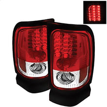1994-2001 Dodge Ram 1500; 1994-2002 Dodge Ram 2500/3500; LED Tail Lights; Red Clear