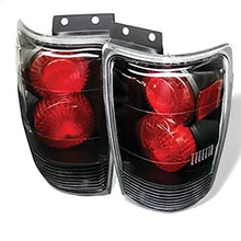 1997-2002 Ford Expedition; Euro Style Tail Lights; Black