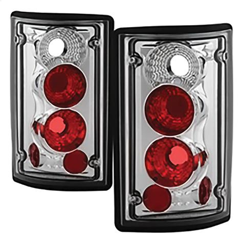 2000-2006 Ford Excursion; Euro Style Tail Lights; Chrome