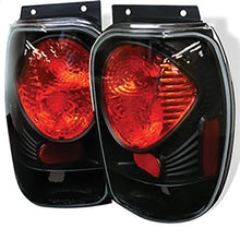1998-2001 Ford Explorer & Mercury Mountaineer; Euro Style Tail Lights; Black