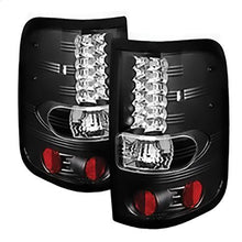 2004-2008 Ford F150 Styleside; (Not Fit Heritage & SVT) LED Tail Lights; Black