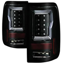 2004-2008 Ford F150 Styleside; (Not Fit Heritage & SVT) Version 2 Light Bar LED Tail Lights; Black Smoke