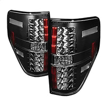 2009-2014 Ford F150; LED Tail Lights; Black