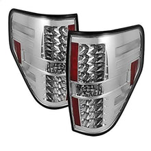 2009-2014 Ford F150; LED Tail Lights; Chrome