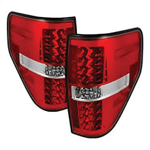 2009-2014 Ford F150; LED Tail Lights; Red Clear