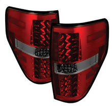 2009-2014 Ford F150; LED Tail Lights; Red Smoke