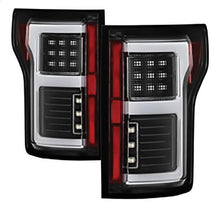 2015-2017 Ford F150; Light Bar LED Tail Lights; Black