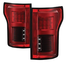 2015-2017 Ford F150; Light Bar LED Tail Lights; Red Clear