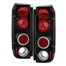 1987-1996 Ford F150 & Bronco; Euro Style Tail Lights; Black