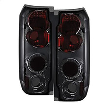 1987-1996 Ford F150 & Bronco; Euro Style Tail Lights; Smoke