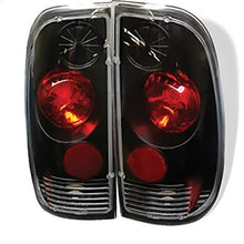 1997-2003 Ford F150 Styleside; Euro Style Tail Lights; Black