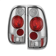 1997-2003 Ford F150 Styleside; Euro Style Tail Lights; Chrome