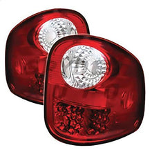 1997-2003 Ford F150 Flareside; LED Tail Lights; Red Clear
