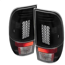 1997-2003 Ford F150 Styleside; LED Tail Lights; Black