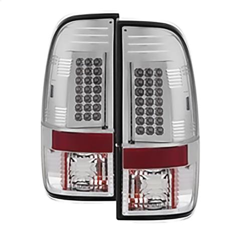 1997-2003 Ford F150 Styleside; LED Tail Lights; Chrome