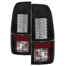 1997-2003 Ford F150 Styleside; Version 2 LED Tail Lights; Black