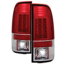 1997-2003 Ford F150 Styleside; Version 2 LED Tail Lights; Red Clear