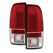 1997-2003 Ford F150 Styleside; LED Tail Lights; Red Clear