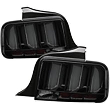 2005-2009 Ford Mustang; (White Light Bar) LED Tail Lights; Smoke