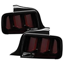 2005-2009 Ford Mustang; (Red Light Bar) LED Tail Lights; Smoke