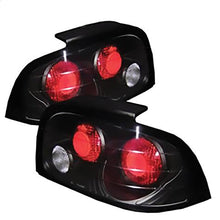 1996-1998 Ford Mustang; Euro Style Tail Lights; Black