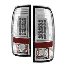 2008-2016 Ford F250/F350; LED Tail Lights; Chrome