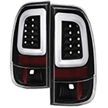 2008-2016 Ford F250/F350; Version 3 Light Bar LED Tail Lights; Black