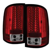 2007-2014 GMC Sierra 1500/2500HD/3500HD; LED Tail Lights; Red Clear