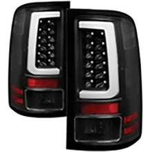 2007-2014 GMC Sierra 1500/2500HD/3500HD; Version 2 Light Bar LED Tail Lights; Black