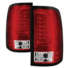 2007-2014 GMC Sierra 1500/2500HD/3500HD; Version 2 Light Bar LED Tail Lights; Red Clear