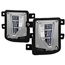 2016-2018 Chevrolet Silverado 1500; Full LED Fog Light; Clear