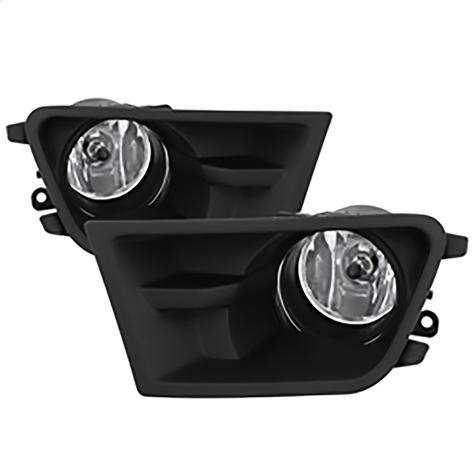 2010-2012 Ford Mustang V6; Fog Lights; Clear