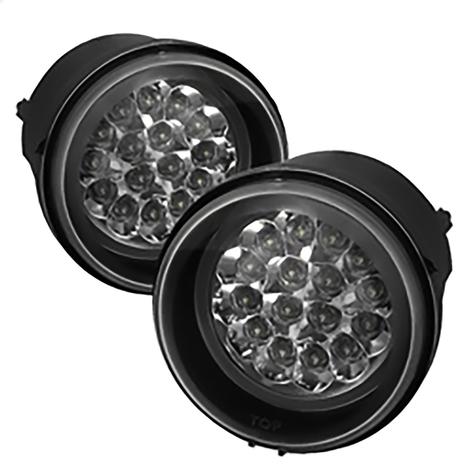 2006-2010 Dodge Charger; LED Fog Lights; Clear